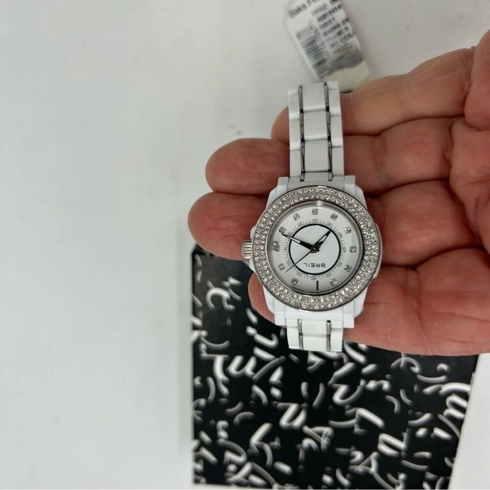 Women’s Breil ceramic watch with Crystal, Bezzel and face - Picture 5 of 9